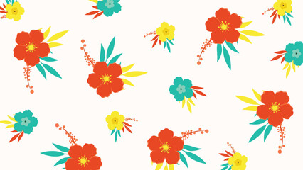 floral seamless pattern background.