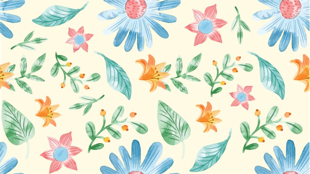 floral seamless pattern background.