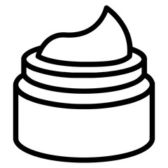 Body scrub line icon