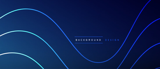 Dynamic wave geometric design. Vector Illustration For Wallpaper, Banner, Background, Card, Book Illustration, landing page