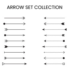 Vintage classic arrows set of eighteen styles