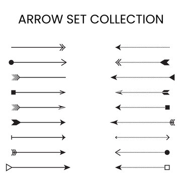 Vintage classic arrows set of eighteen styles
