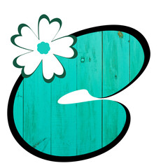 wooden sign with flowers © betania