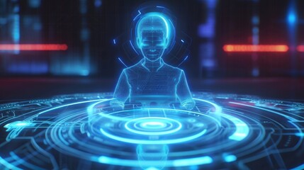 A holographic tax advisor avatar pops up to answer specific questions and provide personalized guidance for the users tax planning