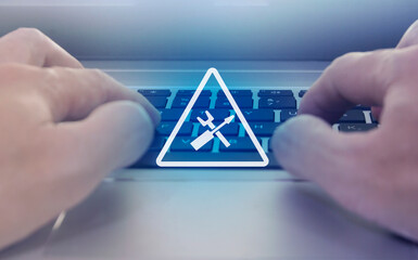 website under contruction , system under maintenance , problem fixing 