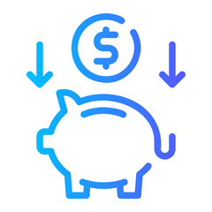 savings gradient icon