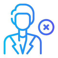 termination gradient icon