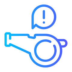 whistleblower gradient icon