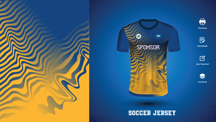 Obraz premium Vector vector soccer jersey design for sublimation or sports tshirt design for cricket football 