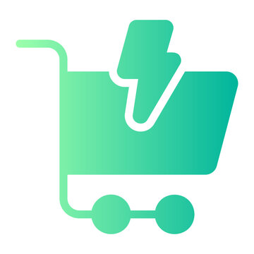 supply shock gradient icon