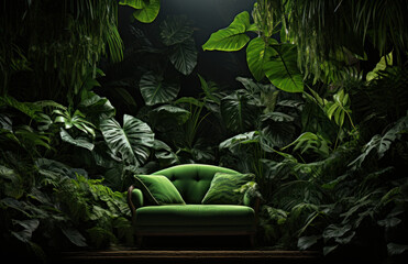 Obraz premium nature, tree, forest, plant, jungle, tropical, garden, leaf, palm, water, trees, moss, summer, park, branch, wood, leaves, spring, landscape, stone, grass