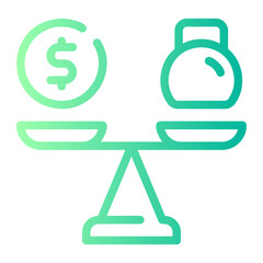 balance gradient icon