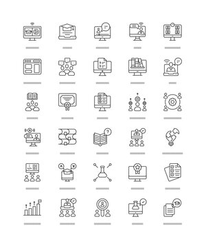 Navigating the Digital Classroom: Unveiling the Power of Online Learning Icons