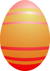The easter egg multi color for holiday concept.