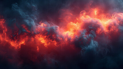 Texture of the dancing inferno with a chaotic mix of fiery swirls and wisps of smoke.