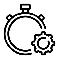 productivity line icon