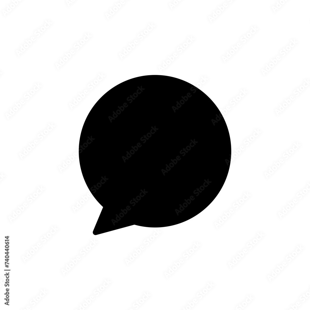 Poster comment icon speech bubble symbol Chat message icons - talk message Bubble chat icon