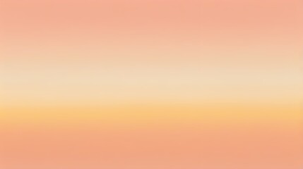 A gradient background transitioning from soft peach to pale yellow, evoking the warmth of a sunrise.