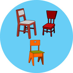 Collection of high quality vector chairs