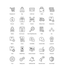 Embracing the E-Commerce Frontier: A Comprehensive Collection of Digital Commerce Icons