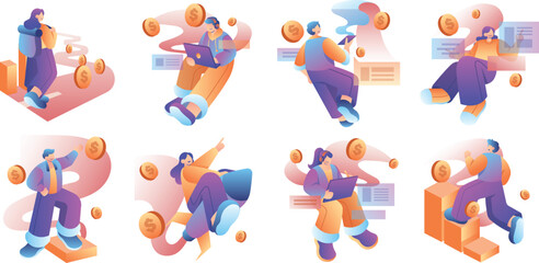 Financial Technology Illustration