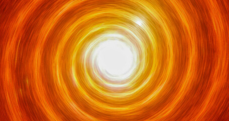 Yellow energy magic hi-tech digital tunnel spiral vortex whirlpool frame made of futuristic force field energy lines. Abstract background