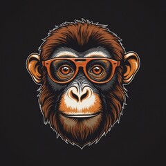 cool monkey logo