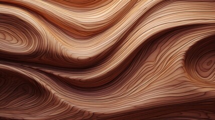 Fototapeta premium Delve into the organic warmth of a wooden cut texture. Ai Generated