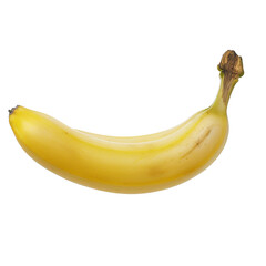 top view of banana transparent isolated on white PNG