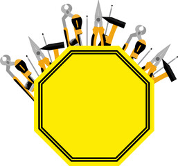 Tools Conctruction Banner