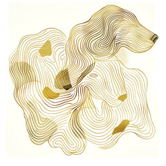 Whimsical Canine Frolics, Editorial Illustration