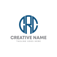 Letter CRC round Professional logo for all kinds of business