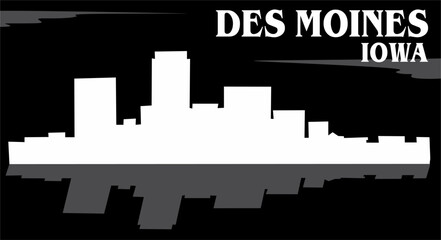 Fototapeta premium des moines iowa united states