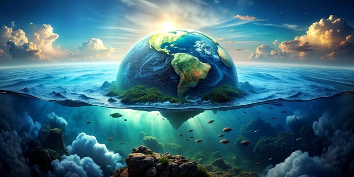World Sinking Beneath the Sea
