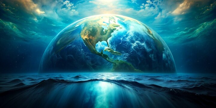 World Sinking Beneath the Sea