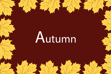 Autumn leaves background