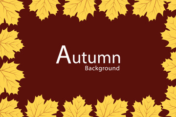 Autumn leaves background