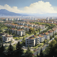 Obraz premium Building design outside