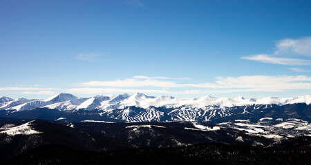 Skiing in Colorado Rockies