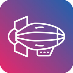 Airship Icon Style © designing ocean