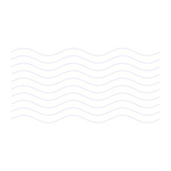 An abstract transparent wavy line pattern design element.