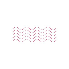 An abstract transparent wavy line pattern design element.