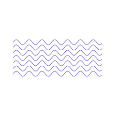 An abstract transparent wavy line pattern design element.