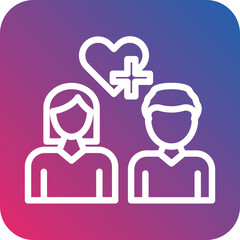 Couple Counseling Icon Style