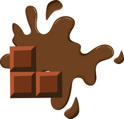 Dripping Melted Chocolate