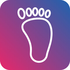 Footprint Icon Style