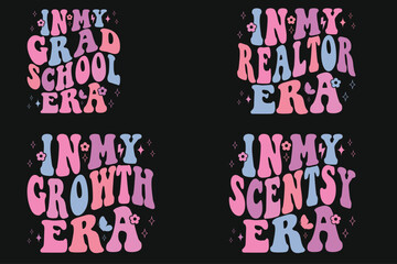 In my grad school era, in my realtor era, in my growth era, in my scent's era Retro T-shirt © sujon1638