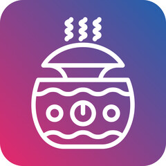 Air Diffuser Icon Style