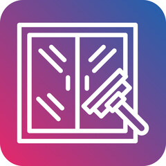 Window Cleaning Icon Style