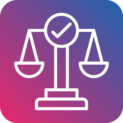 Checks And Balances Icon Style